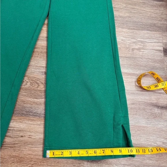 Nike green retro wide leg sweat pants Sz XS - Picture 7 of 9